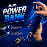 New Power Pod Portable Emergency Keychain Power Bank for iPhone High Speed Instant Plug and Play Compact External Backup Battery Mobile Accessory Pod