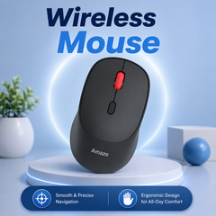 Computer / Laptop Mouse COBY Gel-Tech Anti-Stress Silicon Optical Wireless Mouse - (3-Button | Laser Optical | Wireless Range up to 9ft)