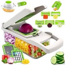 22 In 1 Vegetable Cutter With Stainless Steel Blades And Interchangeable Accessories Multipurpose Kitchen Slicer Too