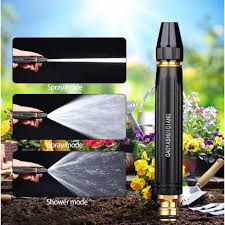 High Pressure Adjustable Nozzle Water Spray Gun | Versatile Tool For Garden & Cleaning | Metal Body