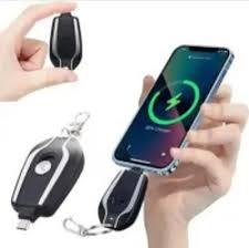 New Power Pod Portable Emergency Keychain Power Bank for iPhone High Speed Instant Plug and Play Compact External Backup Battery Mobile Accessory Pod