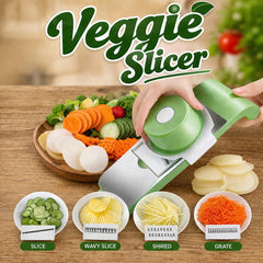 Multifunctional Vegetable Cutter Grater For Vegetables Slicers - Shredders Peeler Carrot Fruit Vegetable Cutting Kitchen Tool ( Random Colors)