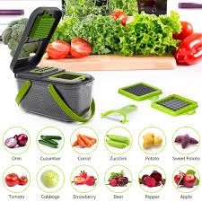22 In 1 Vegetable Cutter With Stainless Steel Blades And Interchangeable Accessories Multipurpose Kitchen Slicer Too