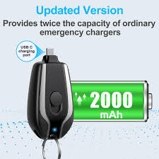 New Power Pod Portable Emergency Keychain Power Bank for iPhone High Speed Instant Plug and Play Compact External Backup Battery Mobile Accessory Pod