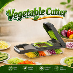 22 In 1 Vegetable Cutter With Stainless Steel Blades And Interchangeable Accessories Multipurpose Kitchen Slicer Too