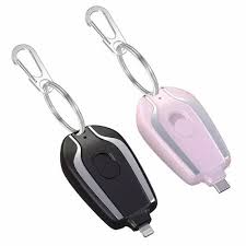 New Power Pod Portable Emergency Keychain Power Bank for iPhone High Speed Instant Plug and Play Compact External Backup Battery Mobile Accessory Pod