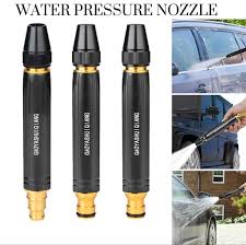 High Pressure Adjustable Nozzle Water Spray Gun | Versatile Tool For Garden & Cleaning | Metal Body